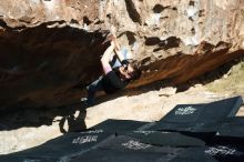 Bouldering in Hueco Tanks on 11/09/2019 with Blue Lizard Climbing and Yoga

Filename: SRM_20191109_1113150.jpg
Aperture: f/4.0
Shutter Speed: 1/1250
Body: Canon EOS-1D Mark II
Lens: Canon EF 50mm f/1.8 II