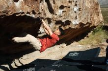 Bouldering in Hueco Tanks on 11/09/2019 with Blue Lizard Climbing and Yoga

Filename: SRM_20191109_1117270.jpg
Aperture: f/4.0
Shutter Speed: 1/1600
Body: Canon EOS-1D Mark II
Lens: Canon EF 50mm f/1.8 II