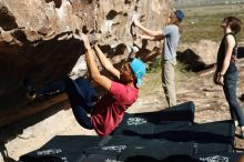 Bouldering in Hueco Tanks on 11/09/2019 with Blue Lizard Climbing and Yoga

Filename: SRM_20191109_1119190.jpg
Aperture: f/4.0
Shutter Speed: 1/1250
Body: Canon EOS-1D Mark II
Lens: Canon EF 50mm f/1.8 II