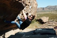 Bouldering in Hueco Tanks on 11/09/2019 with Blue Lizard Climbing and Yoga

Filename: SRM_20191109_1124320.jpg
Aperture: f/4.0
Shutter Speed: 1/1250
Body: Canon EOS-1D Mark II
Lens: Canon EF 50mm f/1.8 II