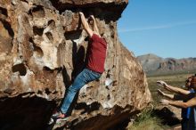 Bouldering in Hueco Tanks on 11/09/2019 with Blue Lizard Climbing and Yoga

Filename: SRM_20191109_1126040.jpg
Aperture: f/4.0
Shutter Speed: 1/2000
Body: Canon EOS-1D Mark II
Lens: Canon EF 50mm f/1.8 II