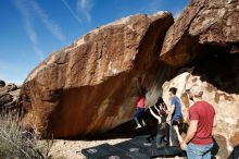 Bouldering in Hueco Tanks on 11/09/2019 with Blue Lizard Climbing and Yoga

Filename: SRM_20191109_1148320.jpg
Aperture: f/8.0
Shutter Speed: 1/250
Body: Canon EOS-1D Mark II
Lens: Canon EF 16-35mm f/2.8 L