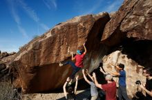 Bouldering in Hueco Tanks on 11/09/2019 with Blue Lizard Climbing and Yoga

Filename: SRM_20191109_1149100.jpg
Aperture: f/9.0
Shutter Speed: 1/250
Body: Canon EOS-1D Mark II
Lens: Canon EF 16-35mm f/2.8 L
