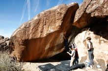 Bouldering in Hueco Tanks on 11/09/2019 with Blue Lizard Climbing and Yoga

Filename: SRM_20191109_1206320.jpg
Aperture: f/8.0
Shutter Speed: 1/250
Body: Canon EOS-1D Mark II
Lens: Canon EF 16-35mm f/2.8 L