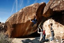 Bouldering in Hueco Tanks on 11/09/2019 with Blue Lizard Climbing and Yoga

Filename: SRM_20191109_1206490.jpg
Aperture: f/8.0
Shutter Speed: 1/250
Body: Canon EOS-1D Mark II
Lens: Canon EF 16-35mm f/2.8 L