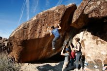 Bouldering in Hueco Tanks on 11/09/2019 with Blue Lizard Climbing and Yoga

Filename: SRM_20191109_1206520.jpg
Aperture: f/8.0
Shutter Speed: 1/250
Body: Canon EOS-1D Mark II
Lens: Canon EF 16-35mm f/2.8 L