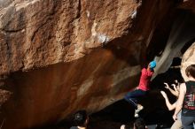 Bouldering in Hueco Tanks on 11/09/2019 with Blue Lizard Climbing and Yoga

Filename: SRM_20191109_1210280.jpg
Aperture: f/8.0
Shutter Speed: 1/250
Body: Canon EOS-1D Mark II
Lens: Canon EF 16-35mm f/2.8 L