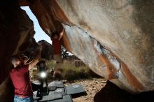 Bouldering in Hueco Tanks on 11/09/2019 with Blue Lizard Climbing and Yoga

Filename: SRM_20191109_1214270.jpg
Aperture: f/8.0
Shutter Speed: 1/250
Body: Canon EOS-1D Mark II
Lens: Canon EF 16-35mm f/2.8 L