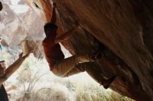 Bouldering in Hueco Tanks on 11/09/2019 with Blue Lizard Climbing and Yoga

Filename: SRM_20191109_1247510.jpg
Aperture: f/4.0
Shutter Speed: 1/250
Body: Canon EOS-1D Mark II
Lens: Canon EF 50mm f/1.8 II