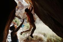 Bouldering in Hueco Tanks on 11/09/2019 with Blue Lizard Climbing and Yoga

Filename: SRM_20191109_1248100.jpg
Aperture: f/4.0
Shutter Speed: 1/640
Body: Canon EOS-1D Mark II
Lens: Canon EF 50mm f/1.8 II