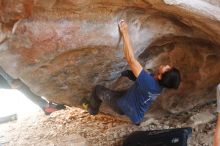 Bouldering in Hueco Tanks on 11/09/2019 with Blue Lizard Climbing and Yoga

Filename: SRM_20191109_1251540.jpg
Aperture: f/2.8
Shutter Speed: 1/250
Body: Canon EOS-1D Mark II
Lens: Canon EF 50mm f/1.8 II