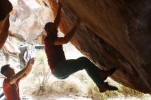 Bouldering in Hueco Tanks on 11/09/2019 with Blue Lizard Climbing and Yoga

Filename: SRM_20191109_1253310.jpg
Aperture: f/4.0
Shutter Speed: 1/320
Body: Canon EOS-1D Mark II
Lens: Canon EF 50mm f/1.8 II