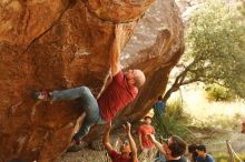 Bouldering in Hueco Tanks on 11/09/2019 with Blue Lizard Climbing and Yoga

Filename: SRM_20191109_1436050.jpg
Aperture: f/4.0
Shutter Speed: 1/320
Body: Canon EOS-1D Mark II
Lens: Canon EF 50mm f/1.8 II