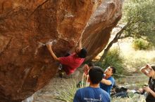 Bouldering in Hueco Tanks on 11/09/2019 with Blue Lizard Climbing and Yoga

Filename: SRM_20191109_1502200.jpg
Aperture: f/4.0
Shutter Speed: 1/320
Body: Canon EOS-1D Mark II
Lens: Canon EF 50mm f/1.8 II