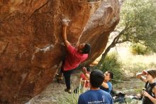 Bouldering in Hueco Tanks on 11/09/2019 with Blue Lizard Climbing and Yoga

Filename: SRM_20191109_1502240.jpg
Aperture: f/4.0
Shutter Speed: 1/250
Body: Canon EOS-1D Mark II
Lens: Canon EF 50mm f/1.8 II
