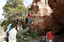 Bouldering in Hueco Tanks on 11/09/2019 with Blue Lizard Climbing and Yoga

Filename: SRM_20191109_1525580.jpg
Aperture: f/5.6
Shutter Speed: 1/320
Body: Canon EOS-1D Mark II
Lens: Canon EF 16-35mm f/2.8 L