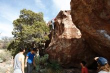 Bouldering in Hueco Tanks on 11/09/2019 with Blue Lizard Climbing and Yoga

Filename: SRM_20191109_1526460.jpg
Aperture: f/5.6
Shutter Speed: 1/500
Body: Canon EOS-1D Mark II
Lens: Canon EF 16-35mm f/2.8 L