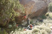 Bouldering in Hueco Tanks on 11/09/2019 with Blue Lizard Climbing and Yoga

Filename: SRM_20191109_1535390.jpg
Aperture: f/5.6
Shutter Speed: 1/640
Body: Canon EOS-1D Mark II
Lens: Canon EF 16-35mm f/2.8 L