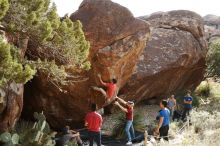 Bouldering in Hueco Tanks on 11/09/2019 with Blue Lizard Climbing and Yoga

Filename: SRM_20191109_1556240.jpg
Aperture: f/5.6
Shutter Speed: 1/500
Body: Canon EOS-1D Mark II
Lens: Canon EF 16-35mm f/2.8 L