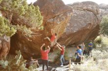 Bouldering in Hueco Tanks on 11/09/2019 with Blue Lizard Climbing and Yoga

Filename: SRM_20191109_1556310.jpg
Aperture: f/5.6
Shutter Speed: 1/500
Body: Canon EOS-1D Mark II
Lens: Canon EF 16-35mm f/2.8 L