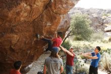 Bouldering in Hueco Tanks on 11/09/2019 with Blue Lizard Climbing and Yoga

Filename: SRM_20191109_1559050.jpg
Aperture: f/5.6
Shutter Speed: 1/400
Body: Canon EOS-1D Mark II
Lens: Canon EF 16-35mm f/2.8 L