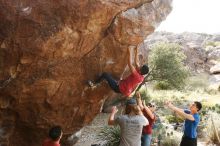 Bouldering in Hueco Tanks on 11/09/2019 with Blue Lizard Climbing and Yoga

Filename: SRM_20191109_1559130.jpg
Aperture: f/5.6
Shutter Speed: 1/320
Body: Canon EOS-1D Mark II
Lens: Canon EF 16-35mm f/2.8 L