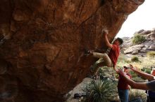 Bouldering in Hueco Tanks on 11/09/2019 with Blue Lizard Climbing and Yoga

Filename: SRM_20191109_1602220.jpg
Aperture: f/5.6
Shutter Speed: 1/500
Body: Canon EOS-1D Mark II
Lens: Canon EF 16-35mm f/2.8 L