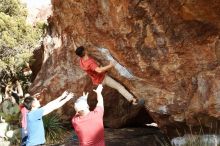 Bouldering in Hueco Tanks on 11/09/2019 with Blue Lizard Climbing and Yoga

Filename: SRM_20191109_1607550.jpg
Aperture: f/5.6
Shutter Speed: 1/500
Body: Canon EOS-1D Mark II
Lens: Canon EF 16-35mm f/2.8 L