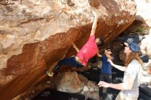 Bouldering in Hueco Tanks on 11/09/2019 with Blue Lizard Climbing and Yoga

Filename: SRM_20191109_1647570.jpg
Aperture: f/5.6
Shutter Speed: 1/200
Body: Canon EOS-1D Mark II
Lens: Canon EF 16-35mm f/2.8 L