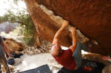 Bouldering in Hueco Tanks on 11/09/2019 with Blue Lizard Climbing and Yoga

Filename: SRM_20191109_1653530.jpg
Aperture: f/5.6
Shutter Speed: 1/320
Body: Canon EOS-1D Mark II
Lens: Canon EF 16-35mm f/2.8 L