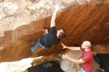 Bouldering in Hueco Tanks on 11/09/2019 with Blue Lizard Climbing and Yoga

Filename: SRM_20191109_1720370.jpg
Aperture: f/4.0
Shutter Speed: 1/400
Body: Canon EOS-1D Mark II
Lens: Canon EF 50mm f/1.8 II