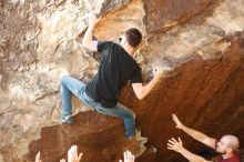 Bouldering in Hueco Tanks on 11/09/2019 with Blue Lizard Climbing and Yoga

Filename: SRM_20191109_1720520.jpg
Aperture: f/4.0
Shutter Speed: 1/640
Body: Canon EOS-1D Mark II
Lens: Canon EF 50mm f/1.8 II