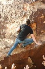 Bouldering in Hueco Tanks on 11/09/2019 with Blue Lizard Climbing and Yoga

Filename: SRM_20191109_1720580.jpg
Aperture: f/4.0
Shutter Speed: 1/800
Body: Canon EOS-1D Mark II
Lens: Canon EF 50mm f/1.8 II