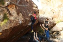 Bouldering in Hueco Tanks on 11/09/2019 with Blue Lizard Climbing and Yoga

Filename: SRM_20191109_1742400.jpg
Aperture: f/4.0
Shutter Speed: 1/640
Body: Canon EOS-1D Mark II
Lens: Canon EF 50mm f/1.8 II