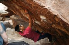 Bouldering in Hueco Tanks on 11/09/2019 with Blue Lizard Climbing and Yoga

Filename: SRM_20191109_1805570.jpg
Aperture: f/1.8
Shutter Speed: 1/200
Body: Canon EOS-1D Mark II
Lens: Canon EF 50mm f/1.8 II