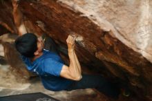 Bouldering in Hueco Tanks on 11/09/2019 with Blue Lizard Climbing and Yoga

Filename: SRM_20191109_1813000.jpg
Aperture: f/1.8
Shutter Speed: 1/125
Body: Canon EOS-1D Mark II
Lens: Canon EF 50mm f/1.8 II