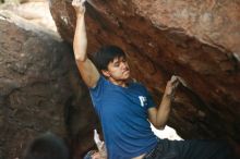 Bouldering in Hueco Tanks on 11/09/2019 with Blue Lizard Climbing and Yoga

Filename: SRM_20191109_1813160.jpg
Aperture: f/1.8
Shutter Speed: 1/250
Body: Canon EOS-1D Mark II
Lens: Canon EF 50mm f/1.8 II