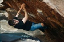 Bouldering in Hueco Tanks on 11/09/2019 with Blue Lizard Climbing and Yoga

Filename: SRM_20191109_1815530.jpg
Aperture: f/1.8
Shutter Speed: 1/80
Body: Canon EOS-1D Mark II
Lens: Canon EF 50mm f/1.8 II