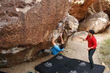 Bouldering in Hueco Tanks on 11/10/2019 with Blue Lizard Climbing and Yoga

Filename: SRM_20191110_1049030.jpg
Aperture: f/5.6
Shutter Speed: 1/250
Body: Canon EOS-1D Mark II
Lens: Canon EF 16-35mm f/2.8 L