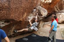 Bouldering in Hueco Tanks on 11/10/2019 with Blue Lizard Climbing and Yoga

Filename: SRM_20191110_1051530.jpg
Aperture: f/5.6
Shutter Speed: 1/250
Body: Canon EOS-1D Mark II
Lens: Canon EF 16-35mm f/2.8 L