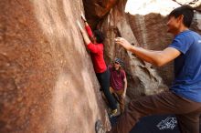 Bouldering in Hueco Tanks on 11/10/2019 with Blue Lizard Climbing and Yoga

Filename: SRM_20191110_1125210.jpg
Aperture: f/4.0
Shutter Speed: 1/200
Body: Canon EOS-1D Mark II
Lens: Canon EF 16-35mm f/2.8 L