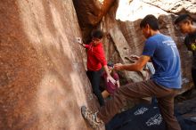 Bouldering in Hueco Tanks on 11/10/2019 with Blue Lizard Climbing and Yoga

Filename: SRM_20191110_1125460.jpg
Aperture: f/4.0
Shutter Speed: 1/200
Body: Canon EOS-1D Mark II
Lens: Canon EF 16-35mm f/2.8 L