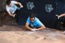 Bouldering in Hueco Tanks on 11/10/2019 with Blue Lizard Climbing and Yoga

Filename: SRM_20191110_1134250.jpg
Aperture: f/2.5
Shutter Speed: 1/250
Body: Canon EOS-1D Mark II
Lens: Canon EF 50mm f/1.8 II