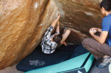 Bouldering in Hueco Tanks on 11/10/2019 with Blue Lizard Climbing and Yoga

Filename: SRM_20191110_1139400.jpg
Aperture: f/3.2
Shutter Speed: 1/250
Body: Canon EOS-1D Mark II
Lens: Canon EF 50mm f/1.8 II