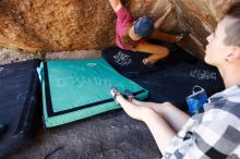 Bouldering in Hueco Tanks on 11/10/2019 with Blue Lizard Climbing and Yoga

Filename: SRM_20191110_1152520.jpg
Aperture: f/4.0
Shutter Speed: 1/200
Body: Canon EOS-1D Mark II
Lens: Canon EF 16-35mm f/2.8 L