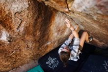 Bouldering in Hueco Tanks on 11/10/2019 with Blue Lizard Climbing and Yoga

Filename: SRM_20191110_1157070.jpg
Aperture: f/4.0
Shutter Speed: 1/200
Body: Canon EOS-1D Mark II
Lens: Canon EF 16-35mm f/2.8 L