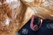 Bouldering in Hueco Tanks on 11/10/2019 with Blue Lizard Climbing and Yoga

Filename: SRM_20191110_1158520.jpg
Aperture: f/4.0
Shutter Speed: 1/160
Body: Canon EOS-1D Mark II
Lens: Canon EF 16-35mm f/2.8 L