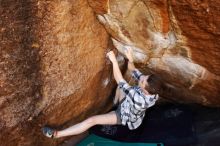 Bouldering in Hueco Tanks on 11/10/2019 with Blue Lizard Climbing and Yoga

Filename: SRM_20191110_1159310.jpg
Aperture: f/4.0
Shutter Speed: 1/640
Body: Canon EOS-1D Mark II
Lens: Canon EF 16-35mm f/2.8 L