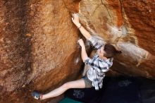 Bouldering in Hueco Tanks on 11/10/2019 with Blue Lizard Climbing and Yoga

Filename: SRM_20191110_1159311.jpg
Aperture: f/4.0
Shutter Speed: 1/640
Body: Canon EOS-1D Mark II
Lens: Canon EF 16-35mm f/2.8 L