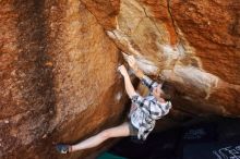 Bouldering in Hueco Tanks on 11/10/2019 with Blue Lizard Climbing and Yoga

Filename: SRM_20191110_1200430.jpg
Aperture: f/5.6
Shutter Speed: 1/320
Body: Canon EOS-1D Mark II
Lens: Canon EF 16-35mm f/2.8 L